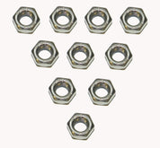 WSM Nylon Lock Nut 6mm Stainless - Pack Of 10 014-701