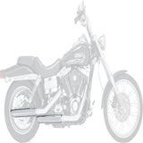 Vance & Hines Twin Slash 3in 1-1 Slip-On Exhaust Chrome 16337