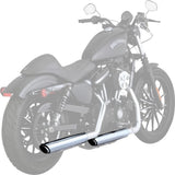 Vance & Hines Twin Slash 3in 2-2 Slip-On Exhaust Chrome 16361