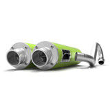 HMF Muffler Can-Am Maverick/MAX 13-18 Venom Green Performance Dual 3/4 Exhaust Turn Down End Cap