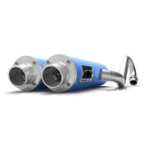 HMF Muffler Can-Am Maverick/MAX 13-18 Octane Blue Performance Dual 3/4 Exhaust Turn Down End Cap