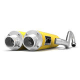HMF Muffler Can-Am Commander 800-1000 14-20 Can-Am Yellow Performance Dual 3/4 Exhaust Turn Down End Cap