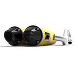 HMF Muffler Can-Am Commander 800-1000 14-20 Can-Am Yellow Performance Dual 3/4 Exhaust Black Euro End Cap