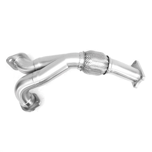 HMF Brushed Aluminum 3/4 Exhaust System For 2015-2017 Can Am Maverick Turbo