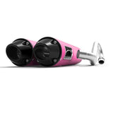 HMF Muffler Can-Am Maverick Turbo 15-17 Pink Performance Dual 3/4 Exhaust Black Euro End Cap