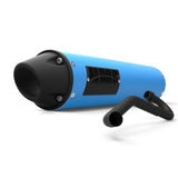HMF Muffler Can-Am Maverick Turbo 15-17 Octane Blue Performance Big Core Full System Exhaust Blackout Euro End Cap