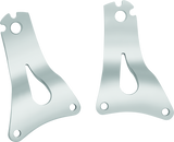 Kuryakyn Chrome Fixed Mounts Multi-Purpose Driver & Passenger Backrest 1662