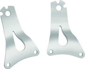 Kuryakyn Chrome Fixed Mounts Multi-Purpose Driver & Passenger Backrest 1662