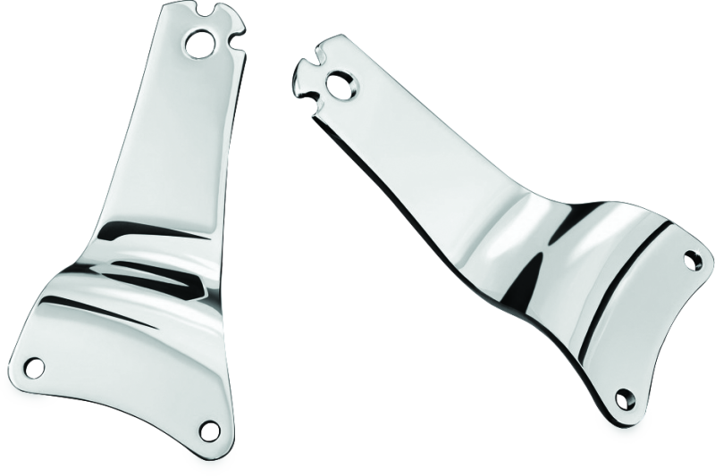 Kuryakyn Chrome Fixed Mounts For Multi-Purpose Backrest 1666