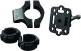Kuryakyn Black Handlebar Accessory Mount Standard 7/8 to 1-1/4in Bar 1671