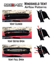 Seizmik Versa-Vent Hard Coated Polycarbonate Windshield 50-25026KIT