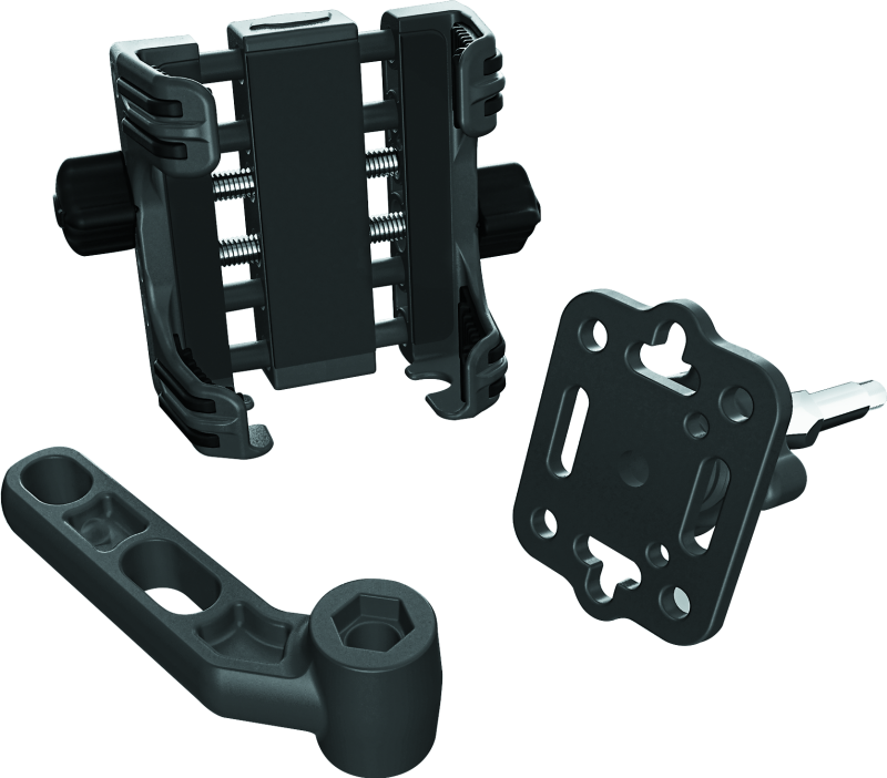 Kuryakyn Black Standard Tech-Connect Perch Mount 1-5/8-3-5/8in Devices 1698