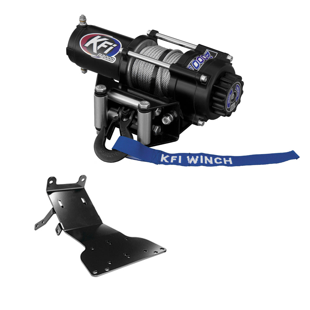 KFI 2000 lb Winch And Optional Mount