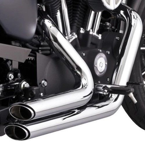 Vance & Hines Shortshots Staggered 2-2 Full Exhaust System Chrome 17329