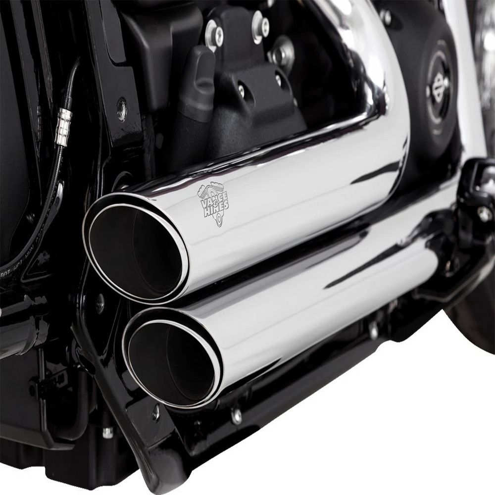 Vance & Hines Shortshots Staggered 2-2 Full Exhaust System Chrome 17333