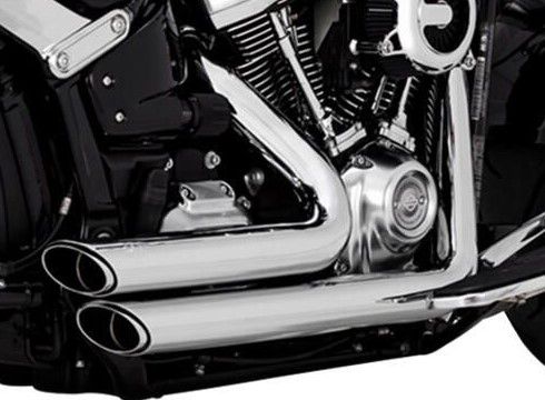 Vance & Hines Shortshots Staggered 2-2 Full Exhaust System Chrome 17335-22
