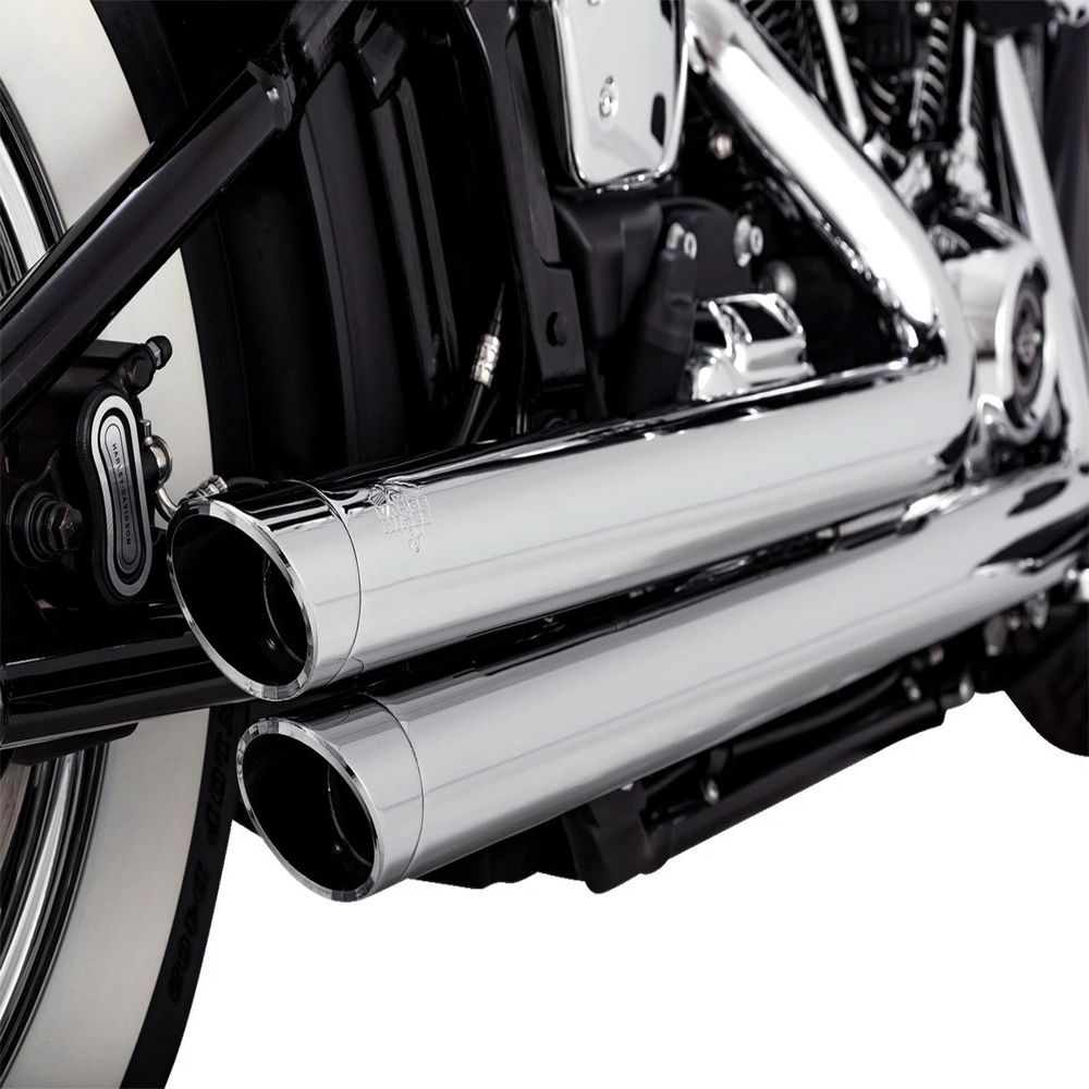 Vance & Hines Big Shots Staggered 2-2 Full Exhaust System Chrome 17341