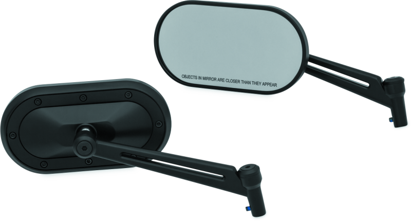 Kuryakyn Black Heavy Industry Mirrors 1737