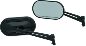 Kuryakyn Black Heavy Industry Mirrors 1737