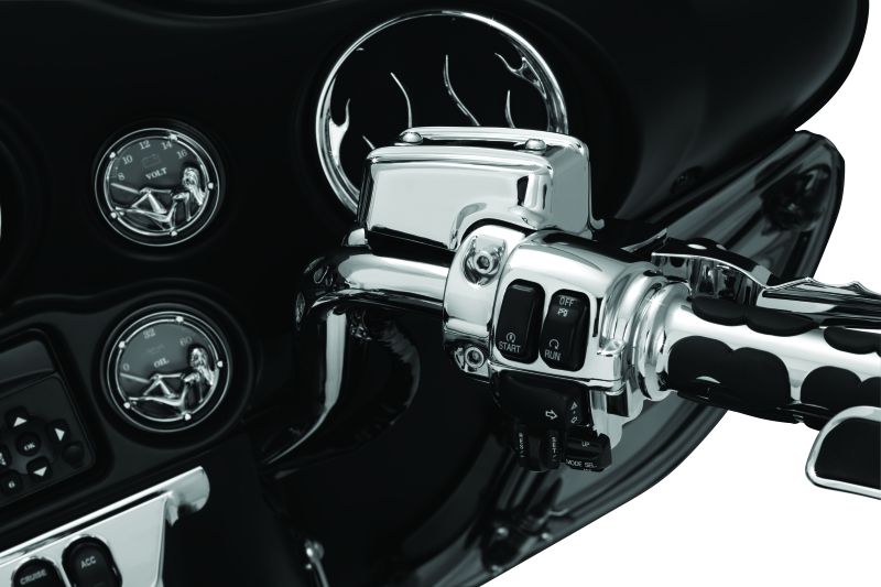 Kuryakyn Chrome Handlebar Control Dress Up Kit 1740