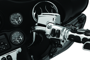 Kuryakyn Chrome Handlebar Control Dress Up Kit 1740