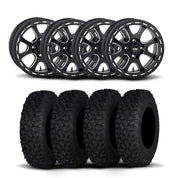 ITP Tsunami 15" Matte Black Wheels And Coyote Tires [32x10R-15]