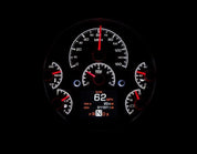 Dakota Digital 1966-1977 Ford Bronco, 1961-1966  Pickup HDX Analog Gauge kit HDX-66F-BRO
