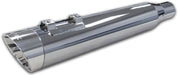 Two Brothers Racing Comp-S 2-into-1 Chrome Full Exhaust System with Back Slash Cut Cap 005-4640199-PS
