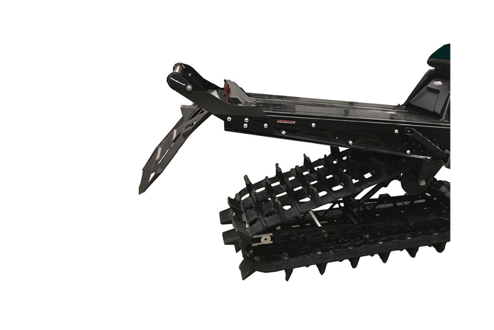 Straightline Hide 'N' Go Rear Bumper 163" Track - Black Black Rear Bumper