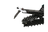 Parachoques trasero Straightline Hide 'N' Go de 155" de ancho - Parachoques trasero blanco y negro