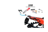 Parachoques trasero Straightline Hide 'N' Go de 165" (manija trasera blanca) - Sin tratar