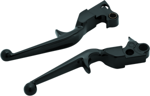 Kuryakyn Gloss Black Trigger Lever Set Cable 1845