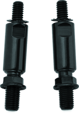 Kuryakyn Gloss Black Raised Mirror Mount Adapters 1892