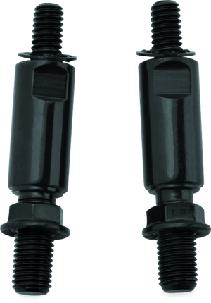 Kuryakyn Gloss Black Raised Mirror Mount Adapters 1892