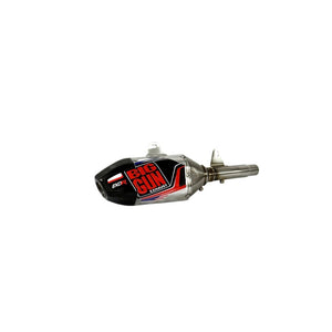 Big Gun EXO R Slip-On Exhaust Brushed With Carbon Fiber Tip 19-1142