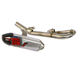 Big Gun EXO R MX Full Exhaust System Brushed With Carbon Fiber Tip 19-24543