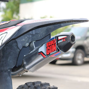 Big Gun EXO R Slip-On Exhaust Brushed With Carbon Fiber Tip 19-32412
