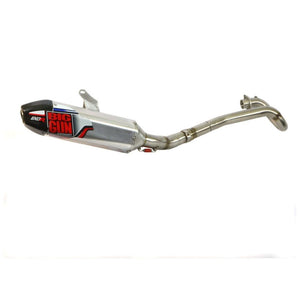 Big Gun EXO R MX Full Exhaust System Brushed With Carbon Fiber Tip 19-34413