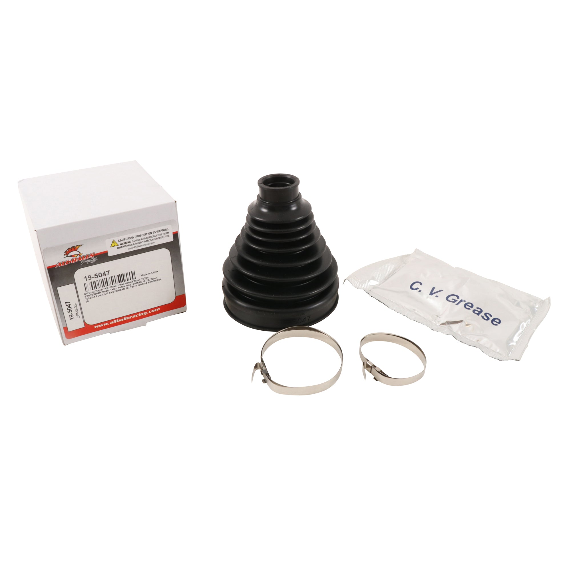 All Balls Racing Front Inner CV Boot Repair Kit 19-5046