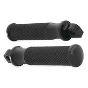 Arlen Ness Smooth Black Fusion Male Mount Foot Pegs for Harley or Metric New