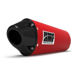 HMF Muffler Honda TRX 450R 04-05 Red Performance Slip On Exhaust Black Euro End Cap Side Mount