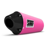 HMF Muffler Honda TRX 450R 04-05 Pink Performance Slip On Exhaust Black Euro End Cap Side Mount