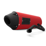 HMF Muffler Honda TRX 450R 04-05 Red Performance Full System Exhaust Blackout Euro End Cap Side Mount