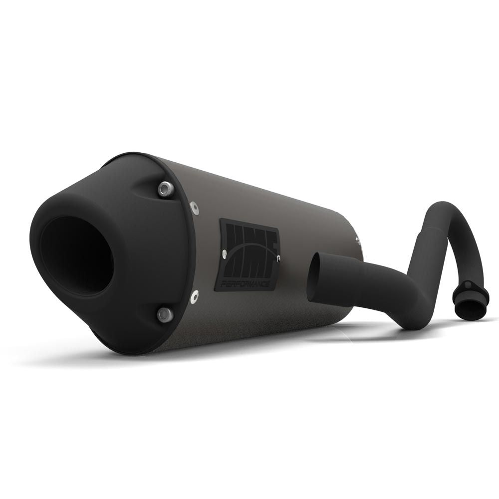 HMF Muffler Honda TRX 450R 04-05 Gun Metal Performance MX Full System Exhaust Blackout Euro End Cap Side Mount