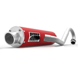 HMF Muffler Honda TRX 450R 06-14 Red Performance MX Full System Exhaust Turn Down End Cap