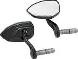 Kuryakyn Gloss Black Phantom Bar End Mirror 1959