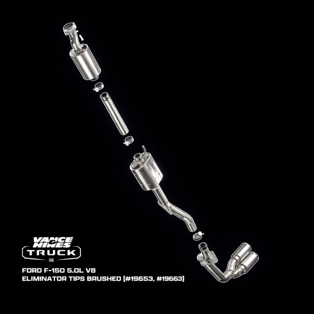Vance & Hines HoleShot Eliminator Cat-Back Dual-Tip Exhaust Stainless Steel