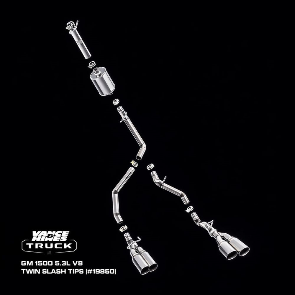 Vance & Hines HoleShot Eliminator Cat-Back Dual-Tip Exhaust Stainless Steel