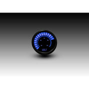 Intellitronix Voltmeter Analog LED Bargraph in Black Bezel - Blue