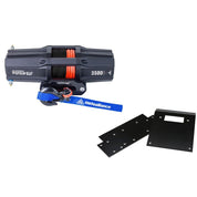 Viper V2 ATV Winch Kit 3500 lb Standard Spool With 40 Feet Blue Synthetic Rope With Mount For Honda Foreman Rubicon 500 2002-2004